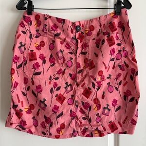 Maeve Pink Floral The Anisa Makhoul Colette Mini Skirt